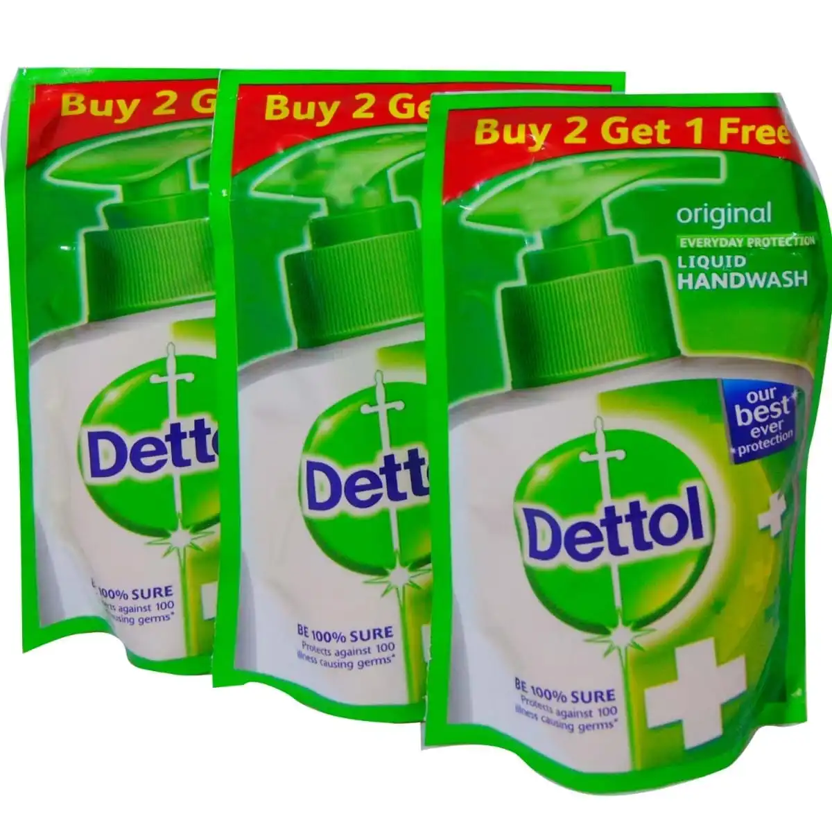 Dettol Hand Wash 3x17mL-Buy 2 Get1