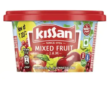 Kissan Mixed Fruit Jam-90Gms Rs20Pack