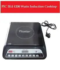 Prestige PIC 20 1200 Watt Induction Cooktop with Push button (Black)