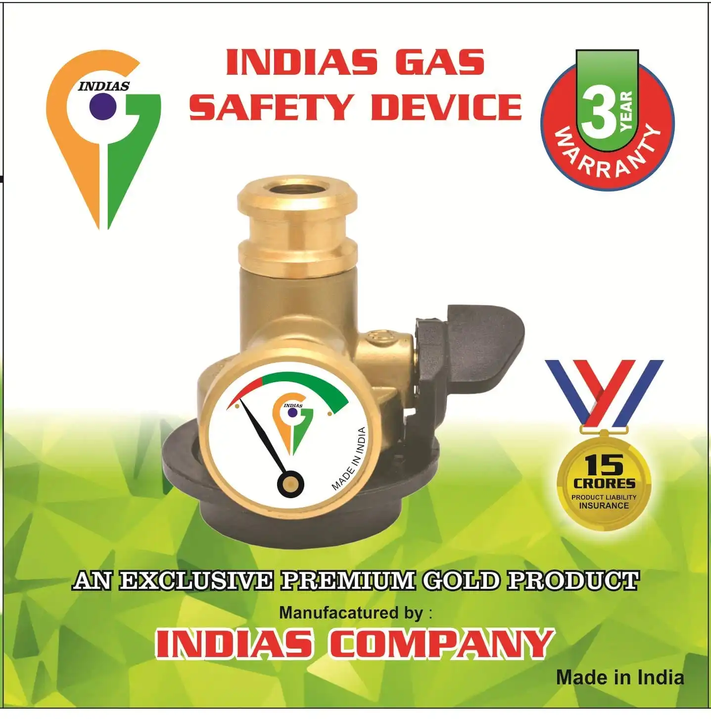 INDIAS Gas Leakage Detector Safety Device